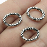 WYSIWYG 20pcs 15x11mm Pendant Oval Loops Oval Loops Charm Pendants For DIY Jewelry Making Oval Loops Pendants