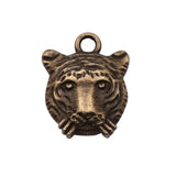 WYSIWYG 20pcs 15x12mm Antique Silver Color Tiger Charms Pendant For Jewelry Making DIY Jewelry Findings