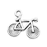 20pcs 15x13mm Bike Charms Antique Silver Color Biker Charms Bicycle Charm DIY For Jewelry Making EF4187