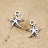 WYSIWYG 20pcs 16x14mm Antique Silver Color Antique Bronze Tiny Stafish Pendant Small Starfish Charm Pendant Tiny Starfish Charm