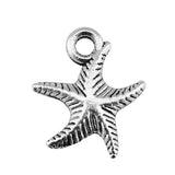 WYSIWYG 20pcs 16x14mm Antique Silver Color Antique Bronze Tiny Stafish Pendant Small Starfish Charm Pendant Tiny Starfish Charm