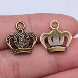 WYSIWYG 20pcs 16x15mm Pendant Crown Imperial Crown Charm Pendants For Jewelry Making Imperial Crown Pendants