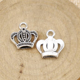 WYSIWYG 20pcs 16x15mm Pendant Crown Imperial Crown Charm Pendants For Jewelry Making Imperial Crown Pendants
