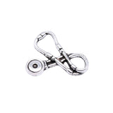 WYSIWYG 20pcs 16x20mm Medical Stethoscope Charms Jewelry Making Jewelry Accessories Antique Silver Plated Antique Bronze Plated