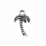 WYSIWYG 20pcs 17x10mm Antique Silver Color Coconut Tree Charms Pendant For Jewelry Making DIY Jewelry Findings