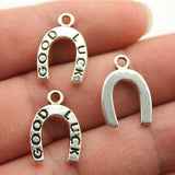 20pcs 17x12mm 3 Colors Lucky Horseshoe Charm Horseshoe Charm Pendant EF3922