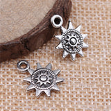 WYSIWYG 20pcs 17x12mm 3 Colors Small Sun Pendant Charms For Jewelry Making h0348