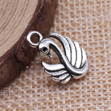 WYSIWYG 20pcs 17x12mm Antique Silver Color Swan Charms Pendant For Jewelry Making DIY Jewelry Findings