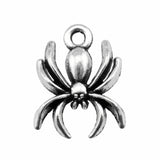 WYSIWYG 20pcs 17x14mm Antique Silver Color Plated Spider Handmade Charms Pendant DIY For Bracelet Necklace