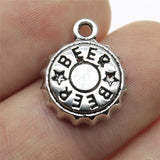 20pcs 17x14mm Beer Bottle Cap Charm Charms For Jewelry Making Beer Bottle Cap Charms Beer Bottle Cap ef1618