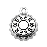 20pcs 17x14mm Beer Bottle Cap Charm Charms For Jewelry Making Beer Bottle Cap Charms Beer Bottle Cap ef1618