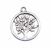20pcs 17x17mm 3 Colors Tree Of Life Charms Pendant For Jewelry Making DIY Jewelry Findings EF3982