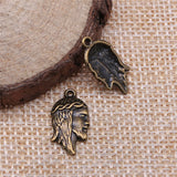 WYSIWYG 20pcs 18x10mm Jesus Charms Antique Bronze Color Charms For Jewelry Making Jewelry Findings