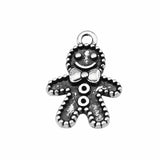 20pcs 18x12mm Charm Gingerbread Man 3 Colors Tie Bow Boy Charms Cute Boy Pendant Charms For Jewelry Making ef3651
