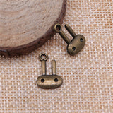 WYSIWYG 20pcs 18x14mm Rabbit Charms Pendants For Jewelry Making Antique Silver Plated Antique Bronze Color Jewelry Findings