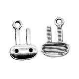 WYSIWYG 20pcs 18x14mm Rabbit Charms Pendants For Jewelry Making Antique Silver Plated Antique Bronze Color Jewelry Findings
