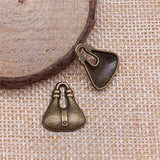 20pcs 18x15mm Handbag Charms For Jewelry Making DIY Jewelry Findings Antique Silver Color Antique Bronze Color ef4386
