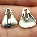 20pcs 18x15mm Handbag Charms For Jewelry Making DIY Jewelry Findings Antique Silver Color Antique Bronze Color ef4386