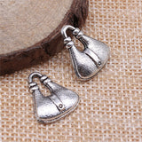 20pcs 18x15mm Handbag Charms For Jewelry Making DIY Jewelry Findings Antique Silver Color Antique Bronze Color ef4386