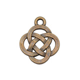 WYSIWYG 20pcs 18x16mm Pendant Chinese Knot Chinese Knot Charm Pendants For Jewelry Making Lucky Chinese Knot Pendants