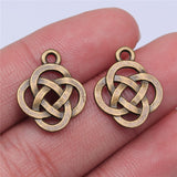 WYSIWYG 20pcs 18x16mm Pendant Chinese Knot Chinese Knot Charm Pendants For Jewelry Making Lucky Chinese Knot Pendants