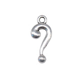 WYSIWYG 20pcs 18x8mm Question Mark Charm Pendants For Jewelry Making Question Mark Pendants Charm Question Mark