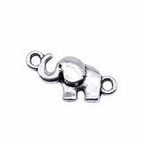 20pcs 18x9mm Antique Silver Color Elephant Connector Charms For Jewelry Making DIY Jewelry Findings ef4466