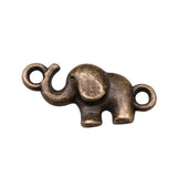 20pcs 18x9mm Antique Silver Color Elephant Connector Charms For Jewelry Making DIY Jewelry Findings ef4466