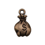 WYSIWYG 20pcs 19x11mm Moneybag Charms For Jewelry Making Jewelry Accessories Antique Silver Plated Antique Bronze Plated