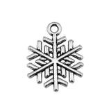 WYSIWYG 20pcs 19x15mm 3 Colors Antique Gold Color Antique Silver Color Antique Bronze Christmas Snowflake Charms