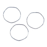 WYSIWYG 20pcs 19x19mm/30x30mm Antique Silver Color Irregular Circle Charms Pendant For DIY Jewelry Making