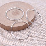 WYSIWYG 20pcs 19x19mm/30x30mm Antique Silver Color Irregular Circle Charms Pendant For DIY Jewelry Making