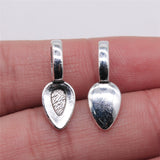 WYSIWYG 20pcs 20x7mm Pendant Charm Clip Clasp Bail Beads Loose Spacer Beads Bail Beads Pendants For Jewelry Making