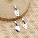 WYSIWYG 20pcs 20x7mm Pendant Charm Clip Clasp Bail Beads Loose Spacer Beads Bail Beads Pendants For Jewelry Making