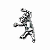 WYSIWYG 20pcs 21x11mm Basketball Dunk Charms Pendant Antique Silver Color For Jewelry Making Zinc Alloy Jewelry Findings