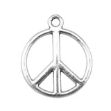 20pcs 21x17mm Charms Peace Sign Symbol Fashion Jewelry Making Findings DIY Handmade Charms Jewelry ef4385