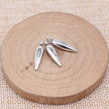 WYSIWYG 20pcs 21x5mm Antique Silver Color Chili Shape Awl Charms For Jewelry Making