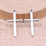 WYSIWYG 20pcs 23x13mm 3 Colors Cross Charms For Jewelry Making DIY Jewelry Findings