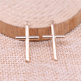 WYSIWYG 20pcs 23x13mm 3 Colors Cross Charms For Jewelry Making DIY Jewelry Findings