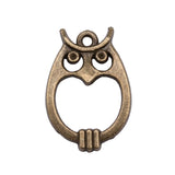 WYSIWYG 20pcs 23x16mm Owl Charms For Jewelry Making Antique Silver Plated Antique Bronze Color Jewelry Findings