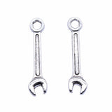 WYSIWYG 20pcs 24x6mm Antique Silver Color Wrench Charms Pendant For Jewelry Making DIY Jewelry Findings