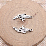 WYSIWYG 20pcs 25x11mm Antique Silver Color Multifunctional Folding Knife Charms For Jewelry Making