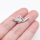 WYSIWYG 20pcs 25x11mm Antique Silver Color Multifunctional Folding Knife Charms For Jewelry Making