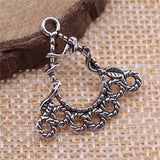 WYSIWYG 20pcs 25x25mm Porous Earring Connector Charms For Jewelry Making