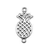 WYSIWYG 20pcs 26x13mm Pineapple Connector Charms For Jewelry Making DIY Jewelry Findings Antique Silver Color Zinc Alloy Charms