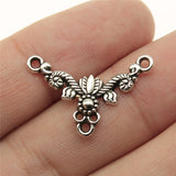 WYSIWYG 20pcs 26x15mm Porous Earrings Connector DIY Jewelry Findings Accessories Wholesale Earring Connector Charms EF3866