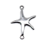 20pcs 26x20mm Antique Silver Color Starfish Connector For Jewelry Making ef4455