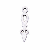 WYSIWYG 20pcs 26x7mm Pointer Pendant Charms Antique Silver Color For Jewelry Making Zinc Alloy Jewelry Findings