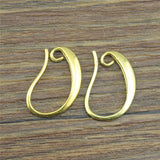 WYSIWYG 20pcs 3 Colors 13x19mm Copper Material French Earring Hooks Wire Settings Base Settings Jewelry Making