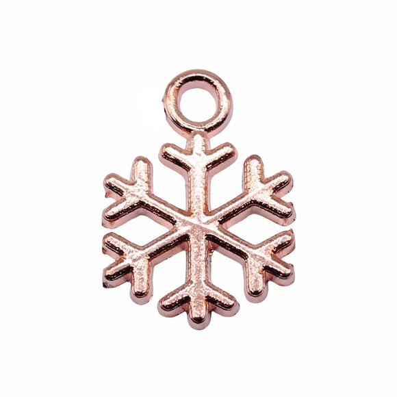 WYSIWYG 20pcs 3 Colors 15x10mm Christmas Snowflake Charms Christmas Charms For Jewelry Making DIY Jewelry Findings